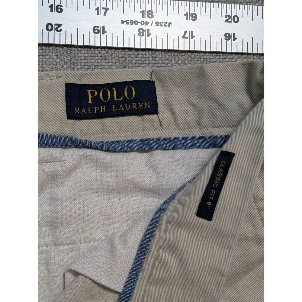 Polo Ralph Lauren Men's Khaki Shorts Size 42 Classic Fit 9
